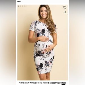 Floral Maternity dress by Pinkblush size medium.